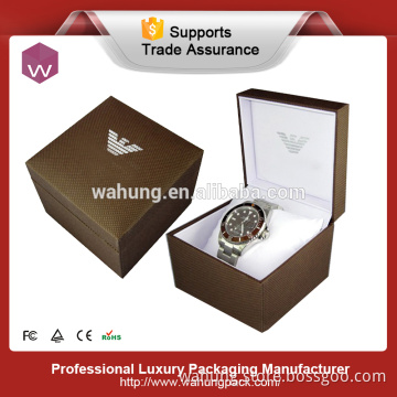 Custom design square watch plastic boxes black box for watch